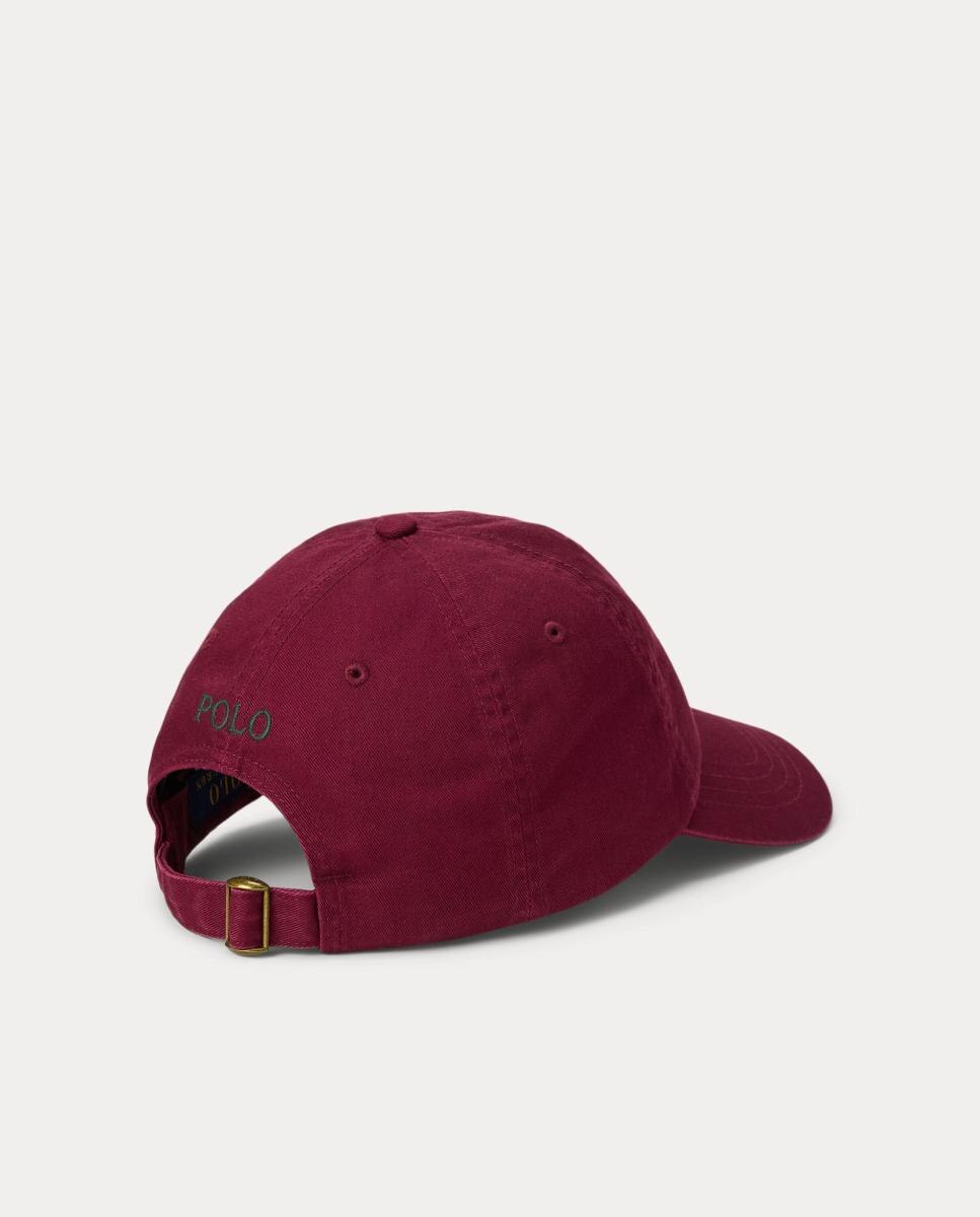 Boné com Cavalo Bordado e em Algodão Roxo-2