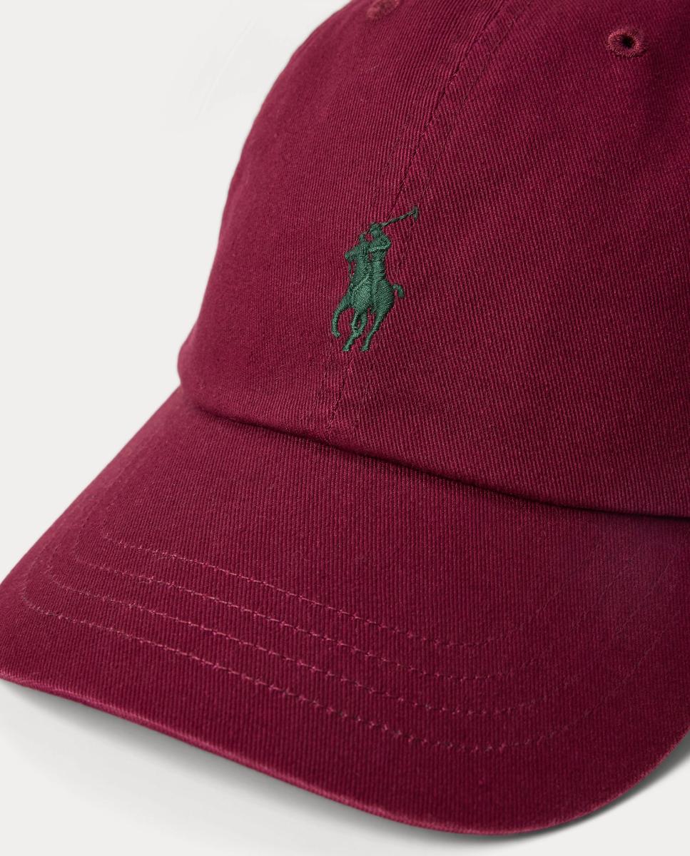 Boné com Cavalo Bordado e em Algodão Roxo-3