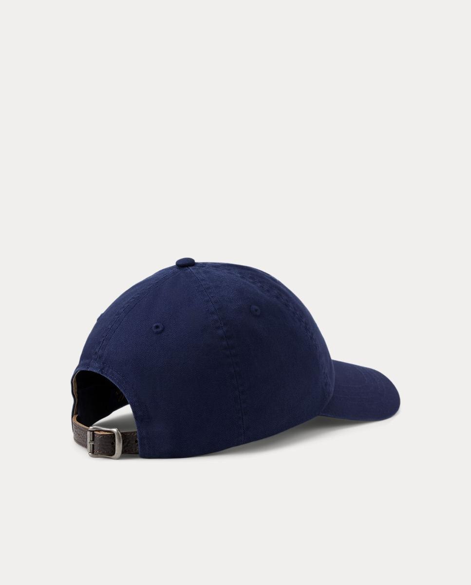 Boné de Sarja com Logótipo Bordado Azul-2