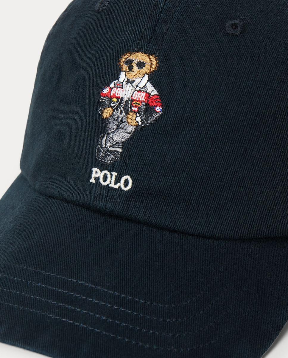 Gorra de hombre de sarga con Polo Bear - Polo Ralph Lauren - Negros Negros-3