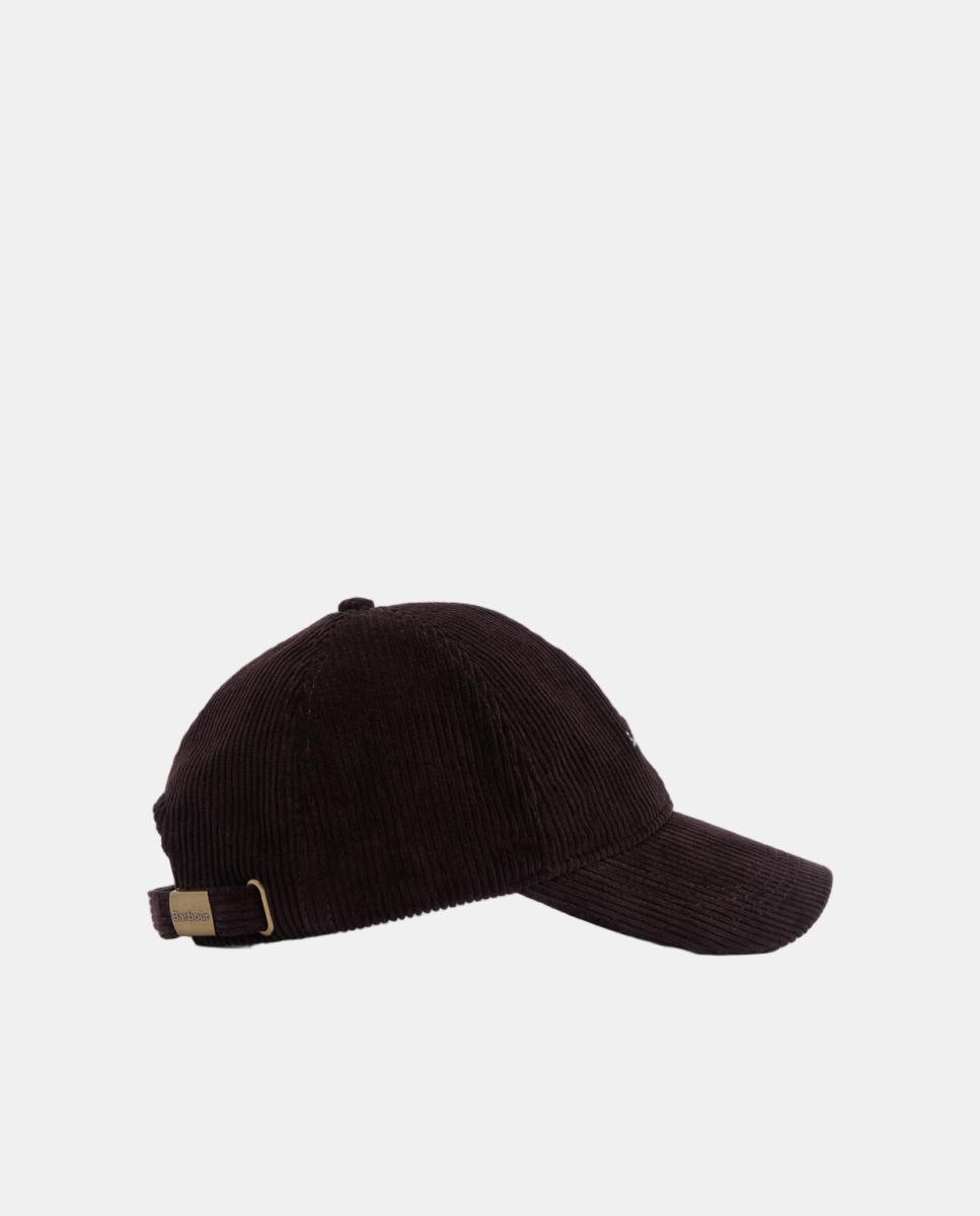 Imagen 2 de Gorra de baseball de pana de algodón - Barbour - Marrón Marrón