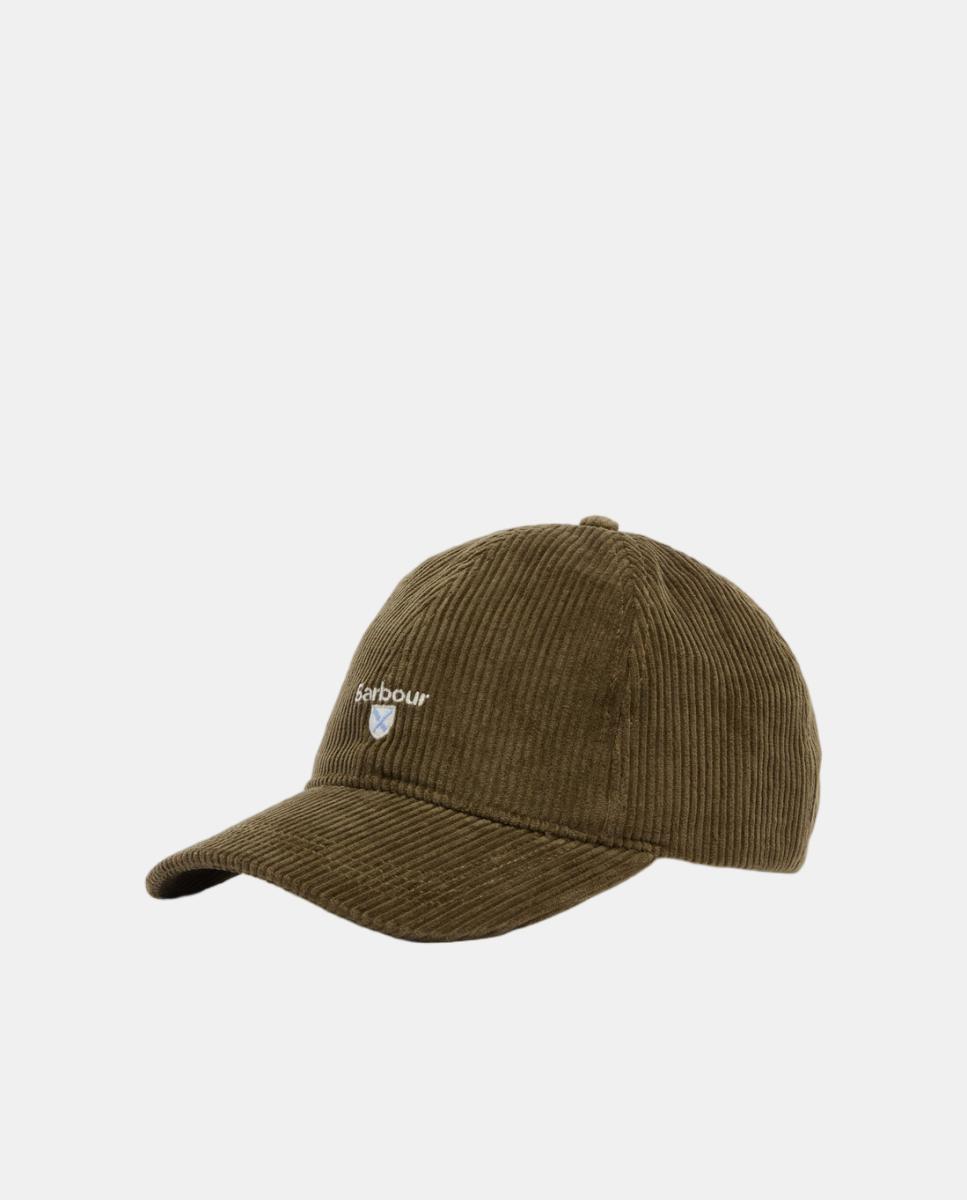 Imagen 1 de Gorra de baseball de pana de algodón Verde