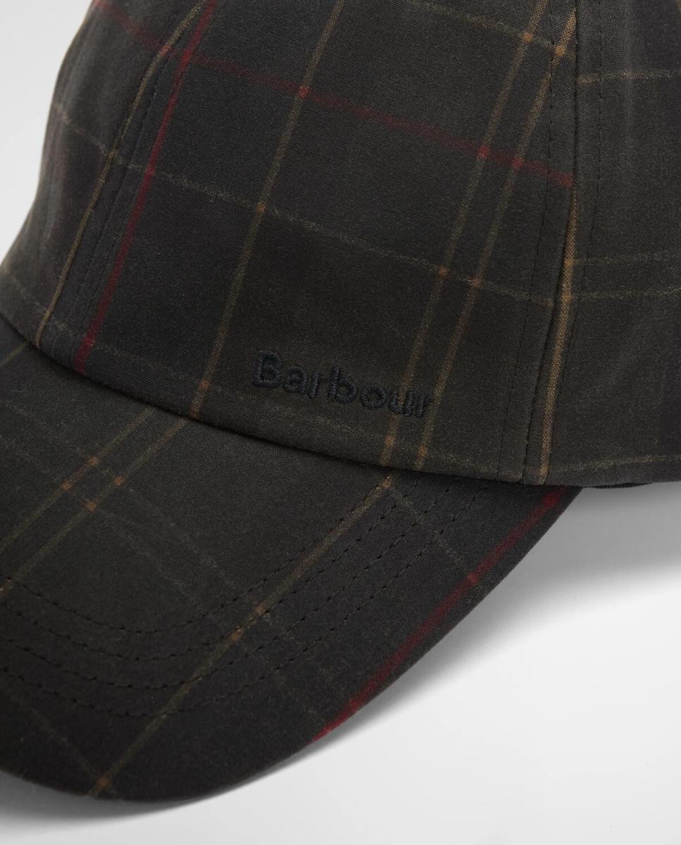 Imagen 3 de Gorra deportiva de hombre encerada - Barbour - Verde Verde