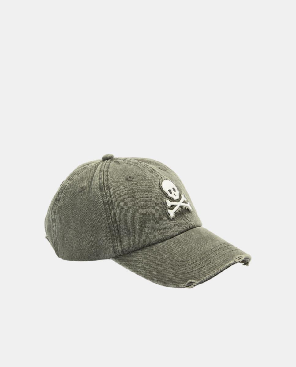 Gorra calavera de hombre - Scalpers - Verde militar Verde militar-1