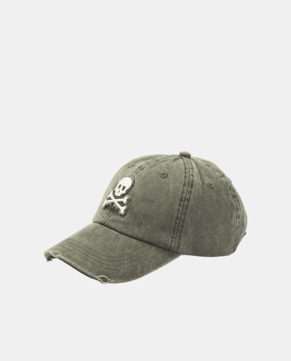 Gorra calavera de hombre - Scalpers - Verde militar Verde militar-2