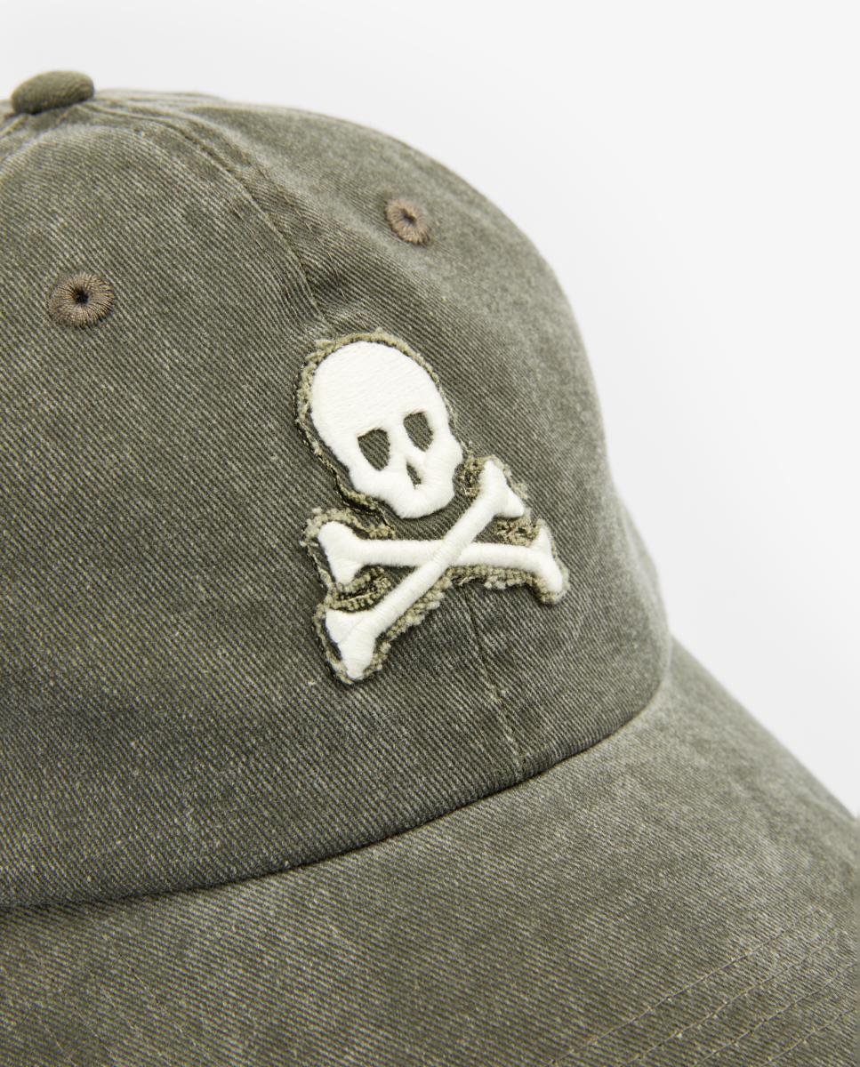 Gorra calavera de hombre - Scalpers - Verde militar Verde militar-4