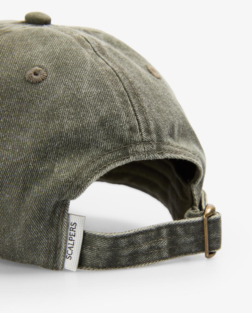 Gorra calavera de hombre - Scalpers - Verde militar Verde militar-5