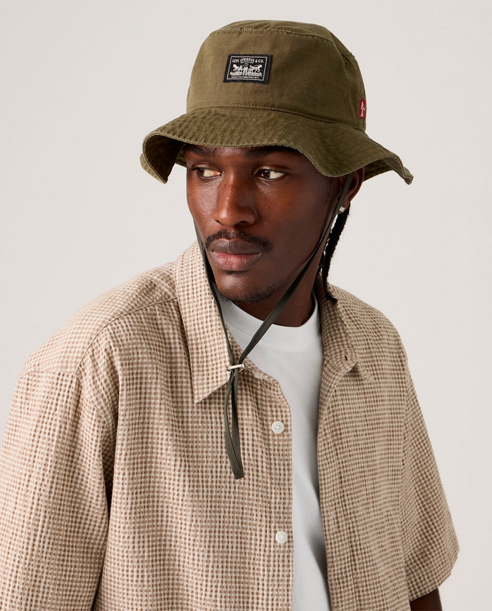 Gorro com Tira Caqui-5