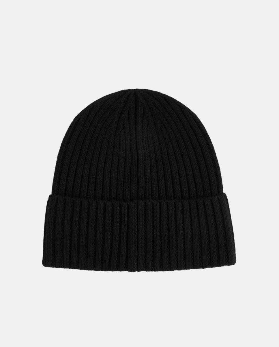 Jeans e Gorro de Malha Clássicos Preto-2