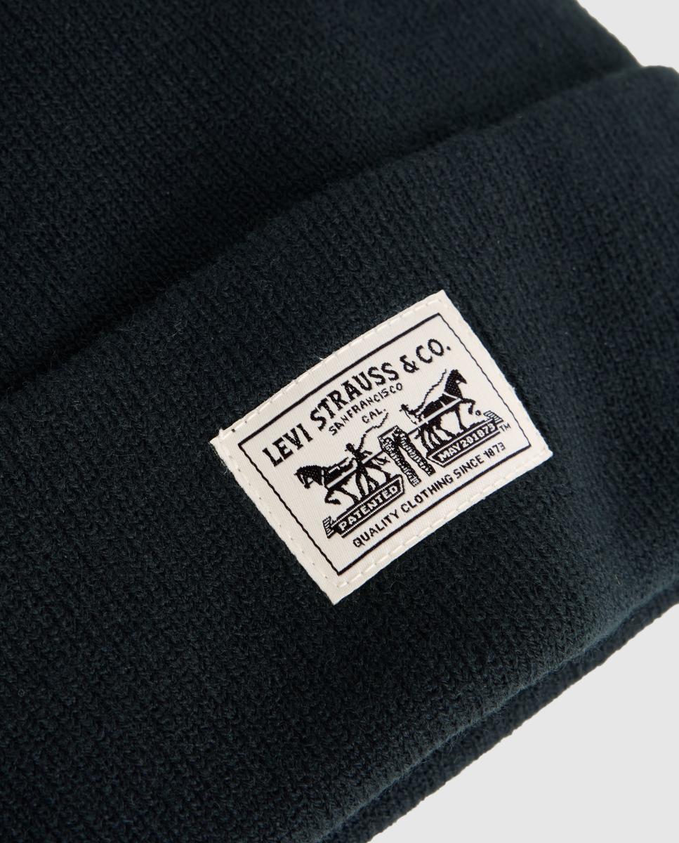 Gorro de Malha Preto-3