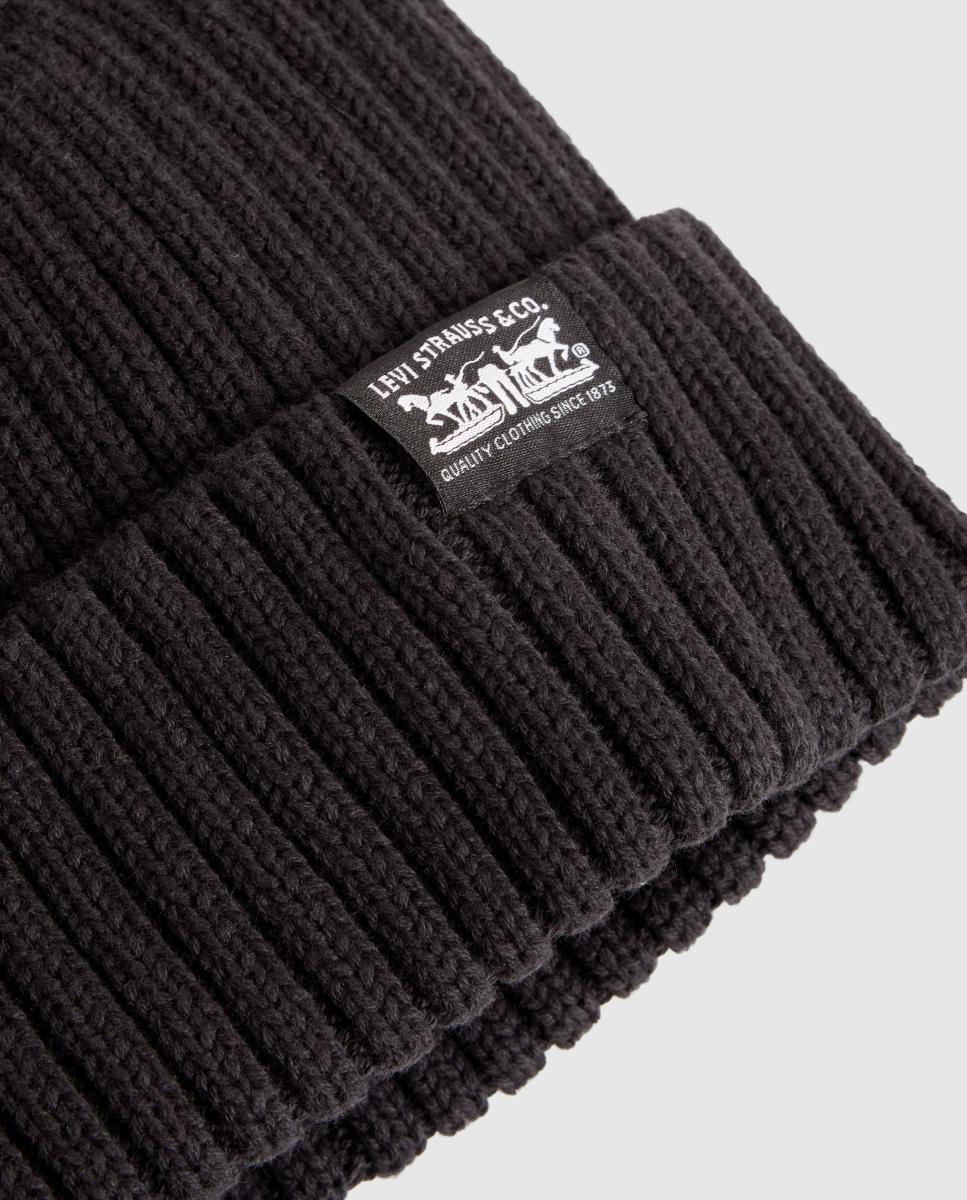 Gorro de Malha Preto-3