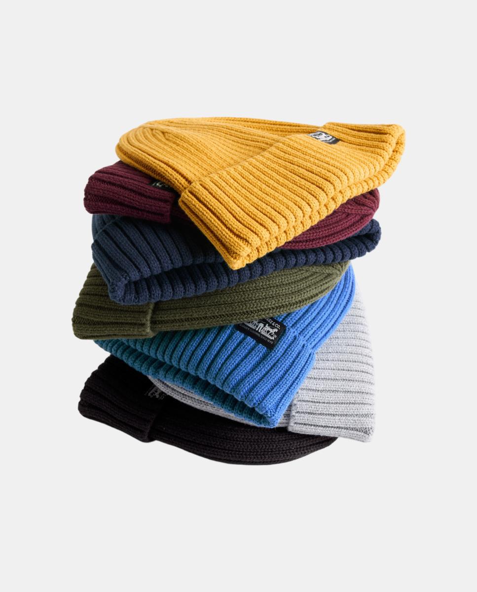 Gorro de Malha Amarelo-4