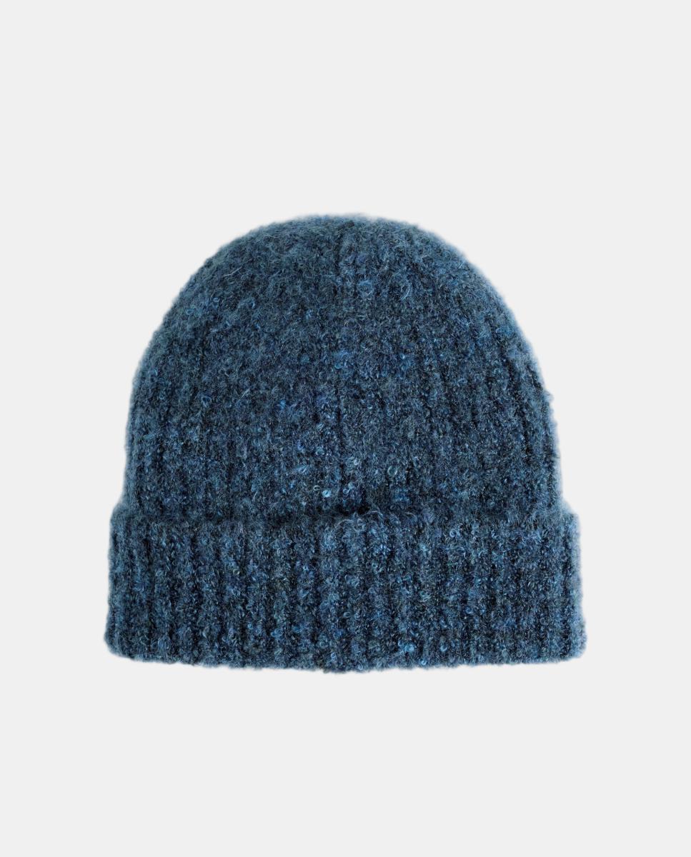 Gorro de Malha Azul-2