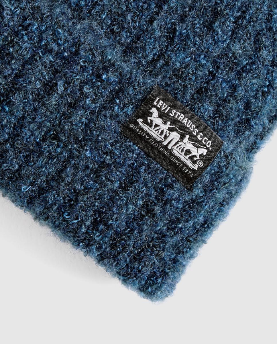 Gorro de Malha Azul-3