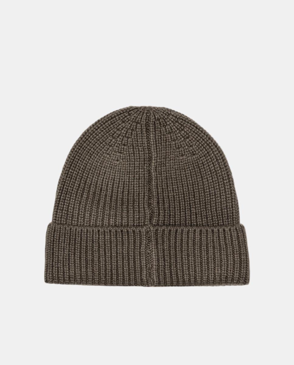 Imagen 2 de Gorro de punto con lana y logotipo - AQUASCUTUM - Verde oscuro Verde oscuro