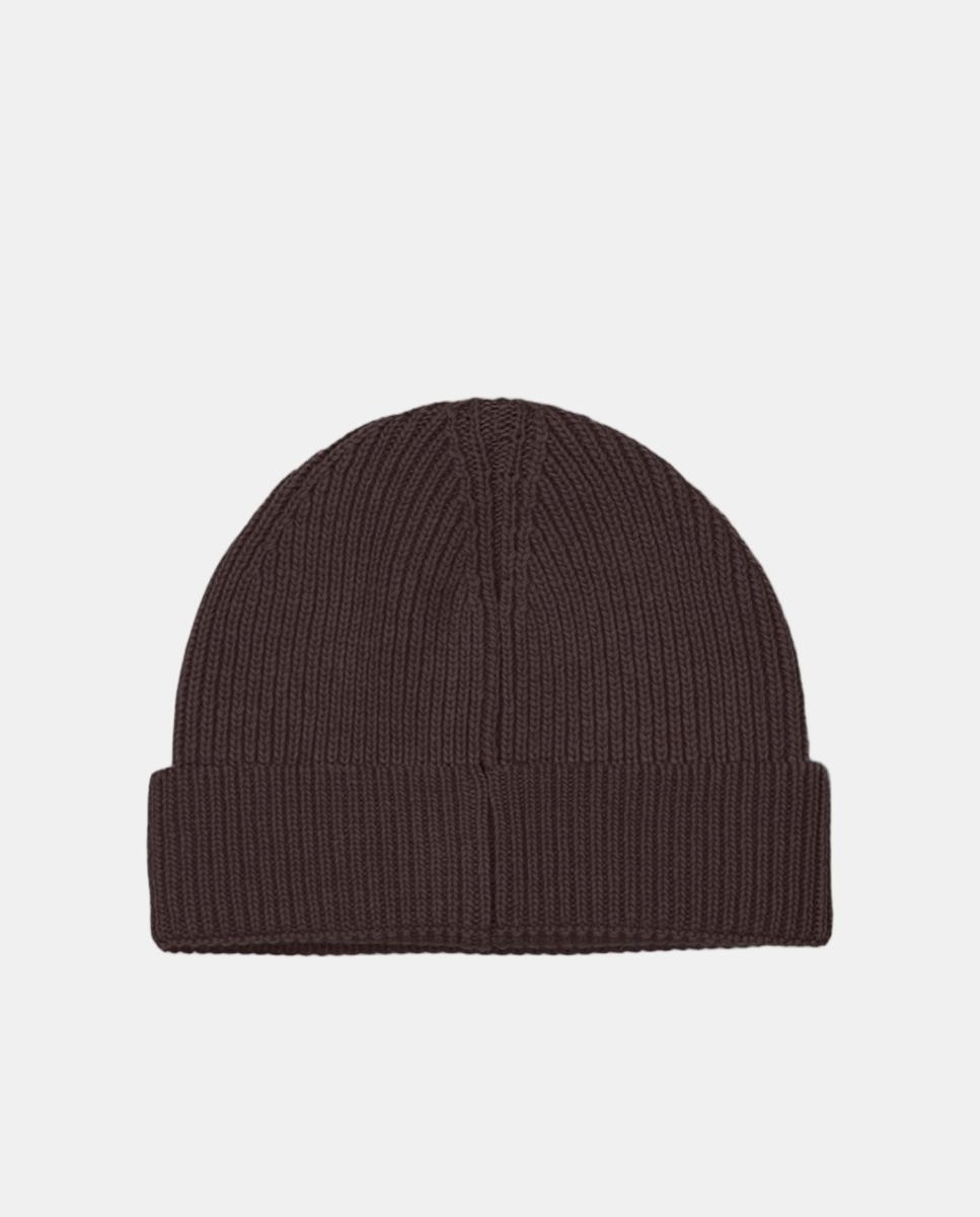 Imagen 2 de Gorro de punto con lana y logotipo - AQUASCUTUM - Marrón Marrón