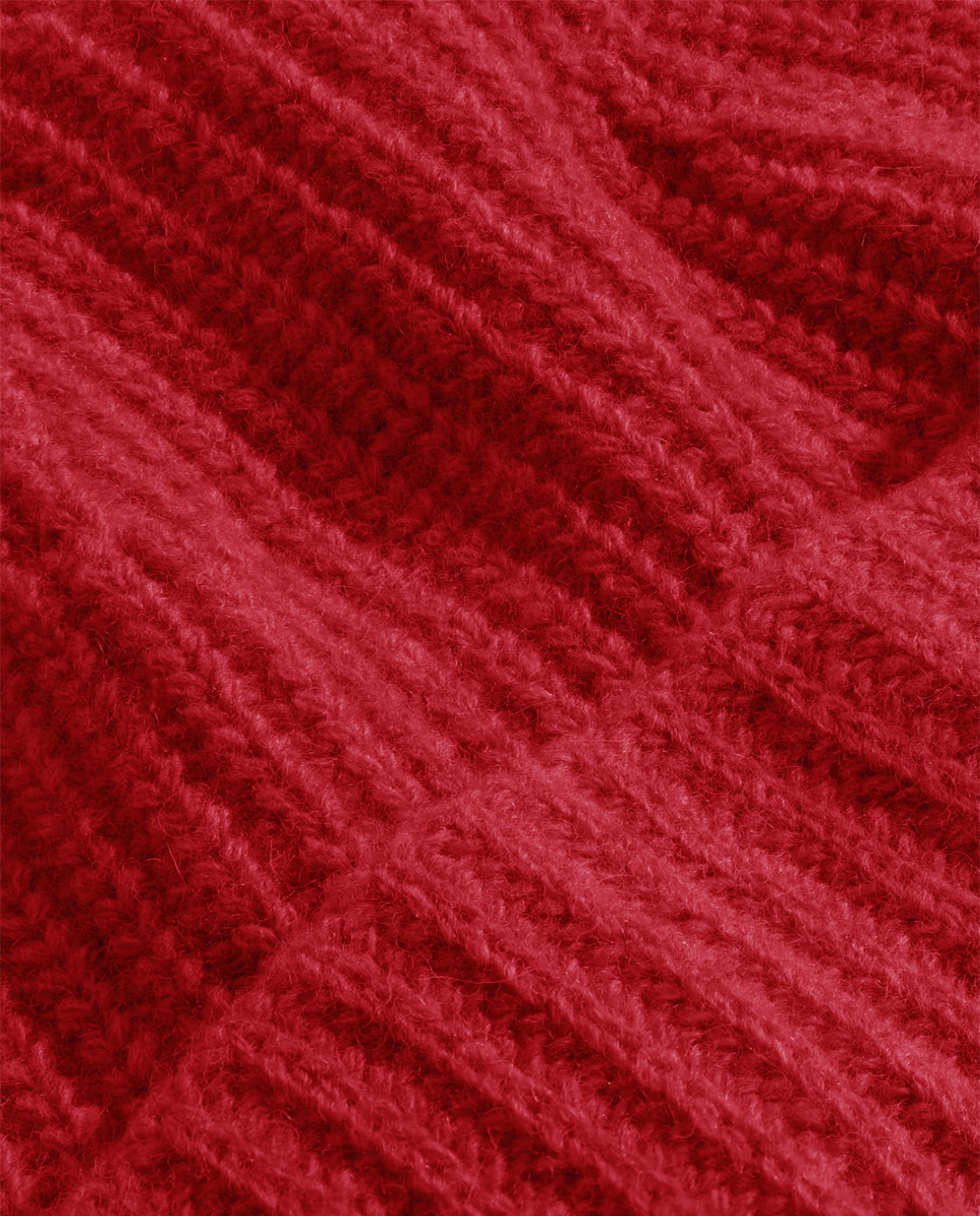 Gorro de punto en mezcla de lana - NN.07 - Rojo Rojo-2