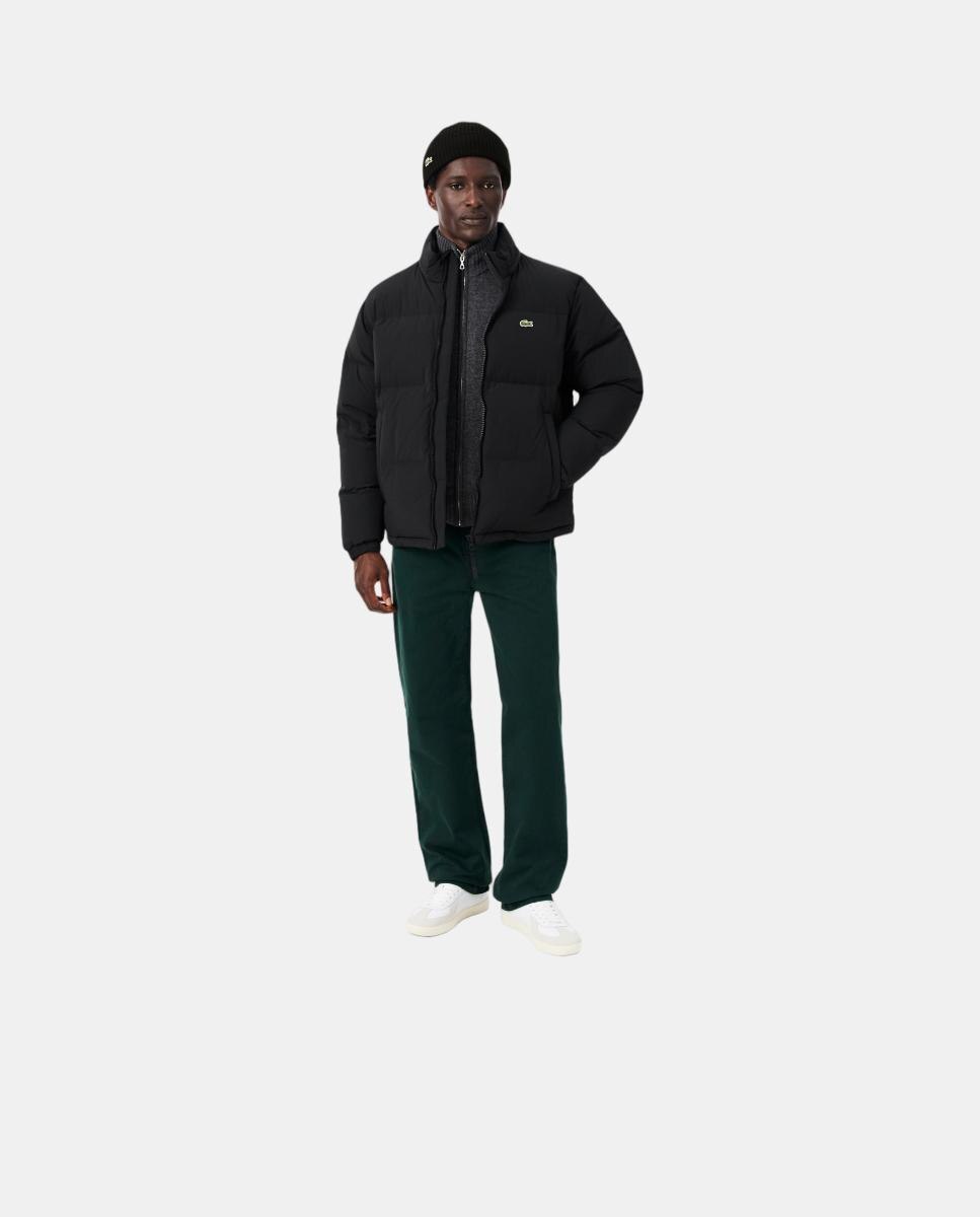gorro de lana acanalada - Lacoste - Negro Negro-5