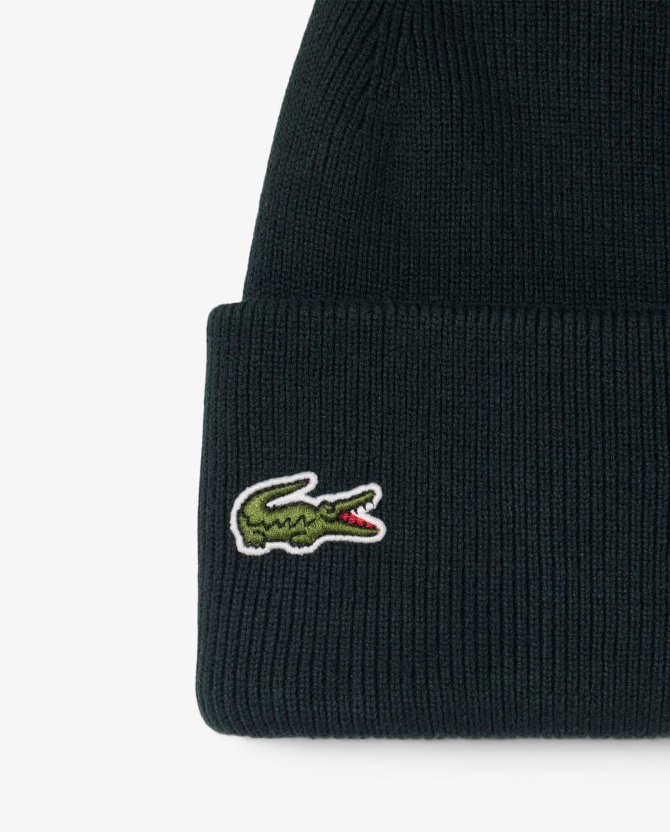 Gorro Canelado de Algodão Verde-2