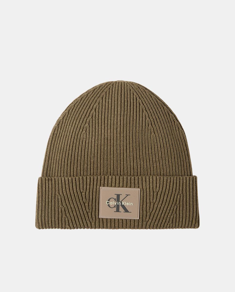 Gorro Calvin Klein con logo engomado. - Verde Verde-1