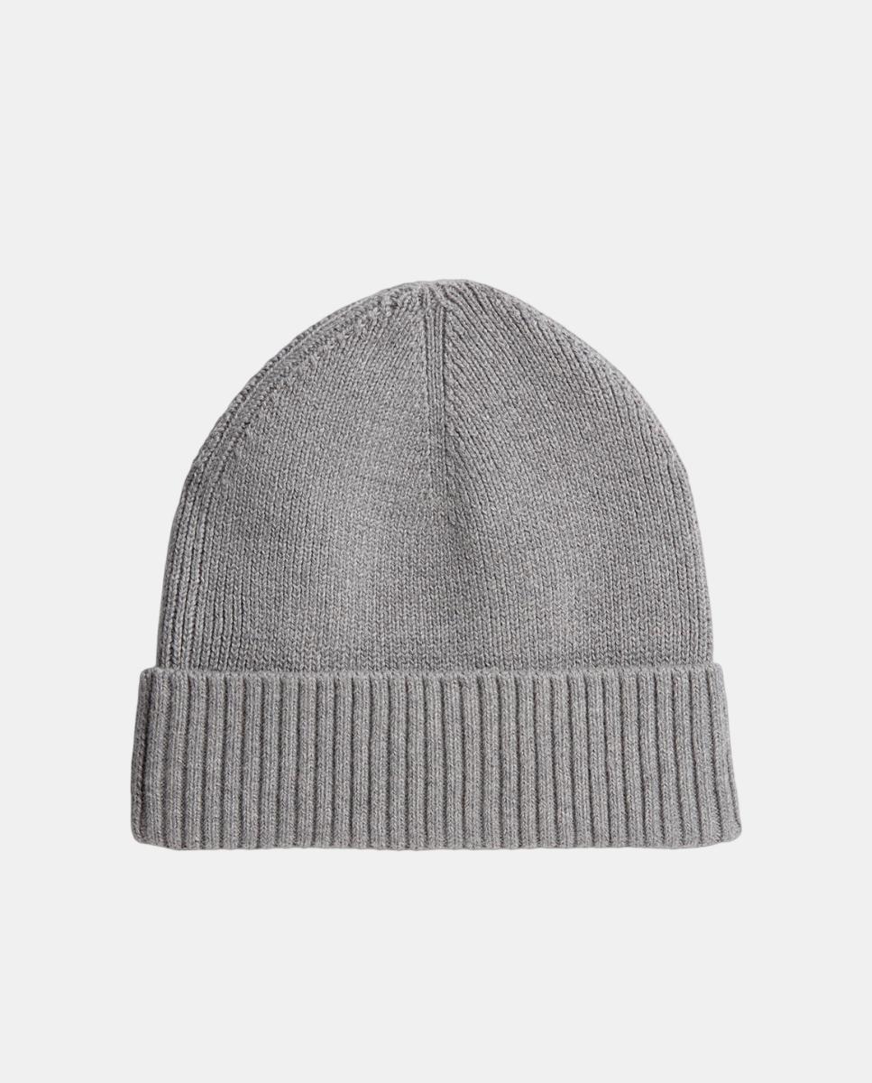 Imagen 2 de Gorro de algodón orgánico de hombre. - Tommy Hilfiger - Gris Gris