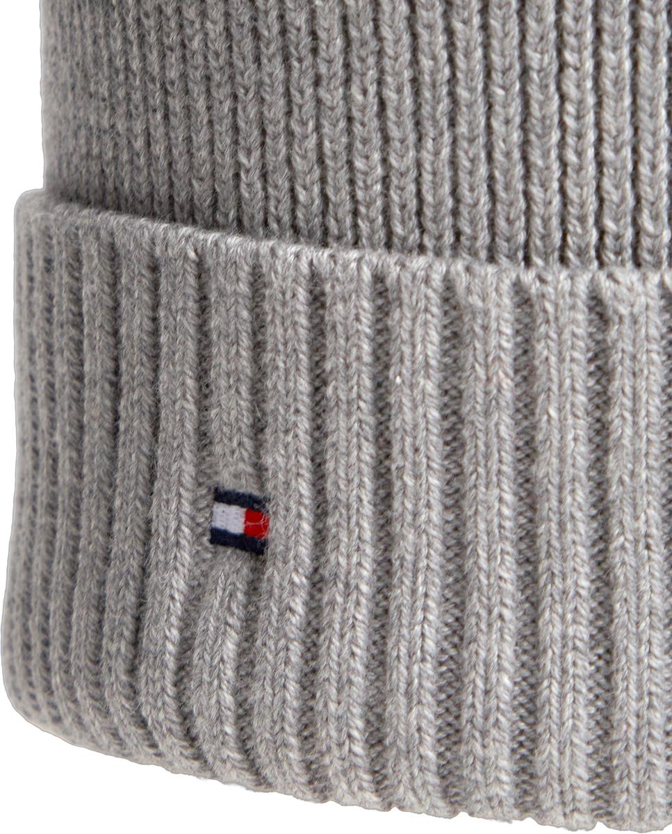 Imagen 3 de Gorro de algodón orgánico de hombre. - Tommy Hilfiger - Gris Gris