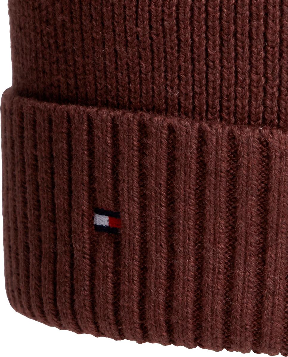 Imagen 3 de Gorro de algodón orgánico de hombre. - Tommy Hilfiger - Marrón oscuro Marrón oscuro