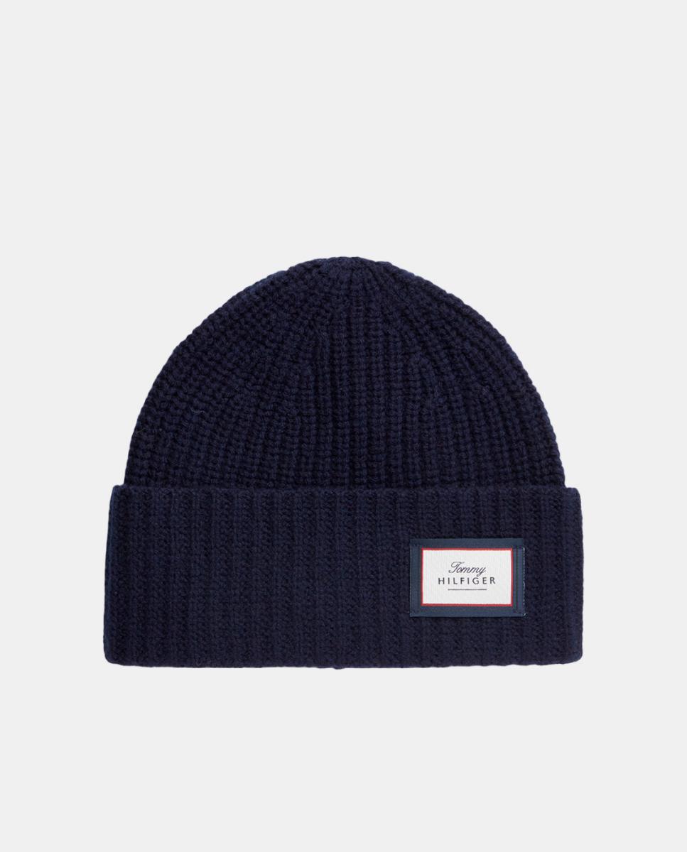 Imagen 1 de Gorro de lana de hombre. Azul marino