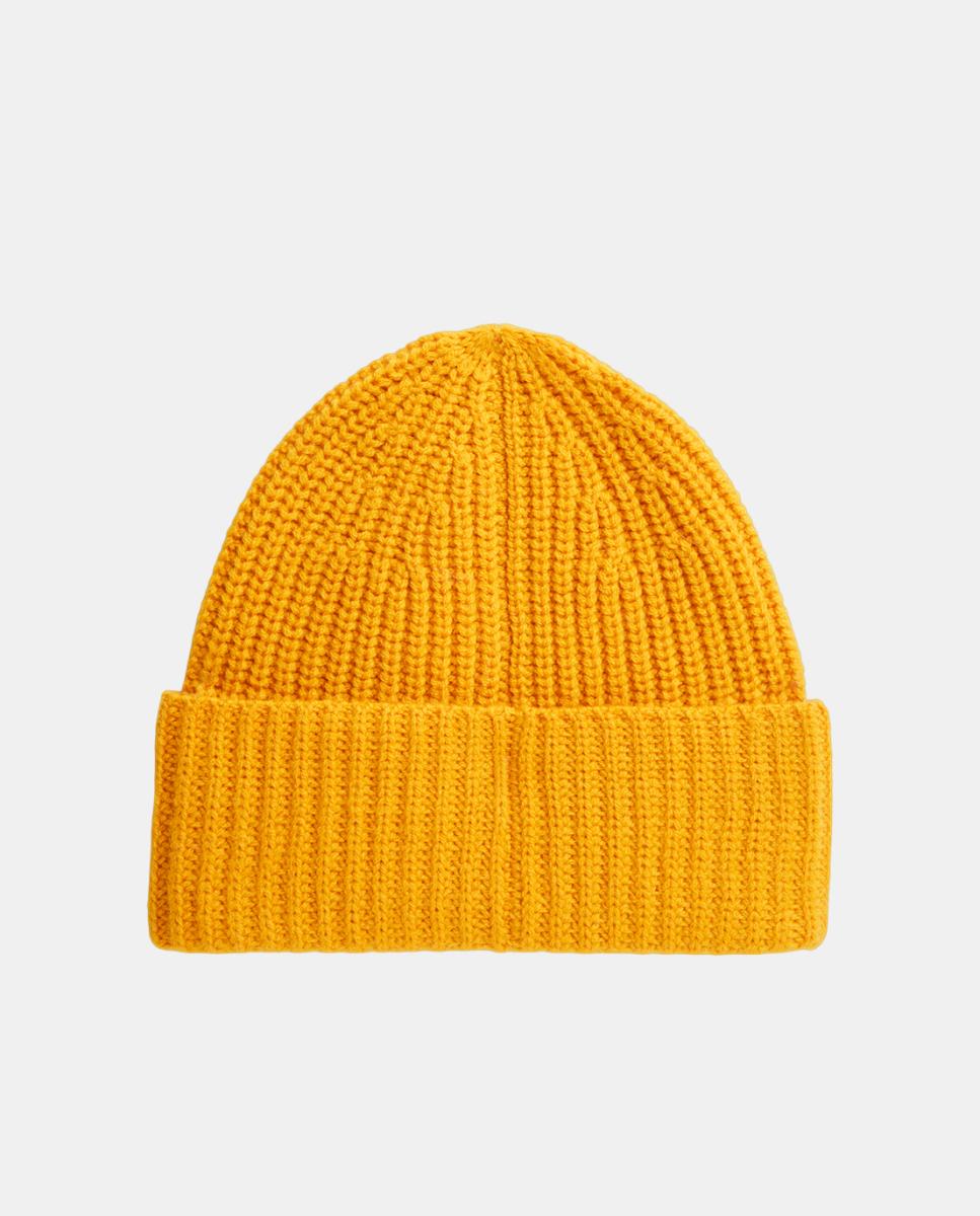Gorro de lana de hombre. - Tommy Hilfiger - Amarillo Amarillo-2
