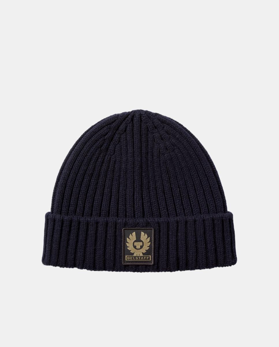 Gorro lana de hombre - Belstaff - Azul marino Azul marino-1