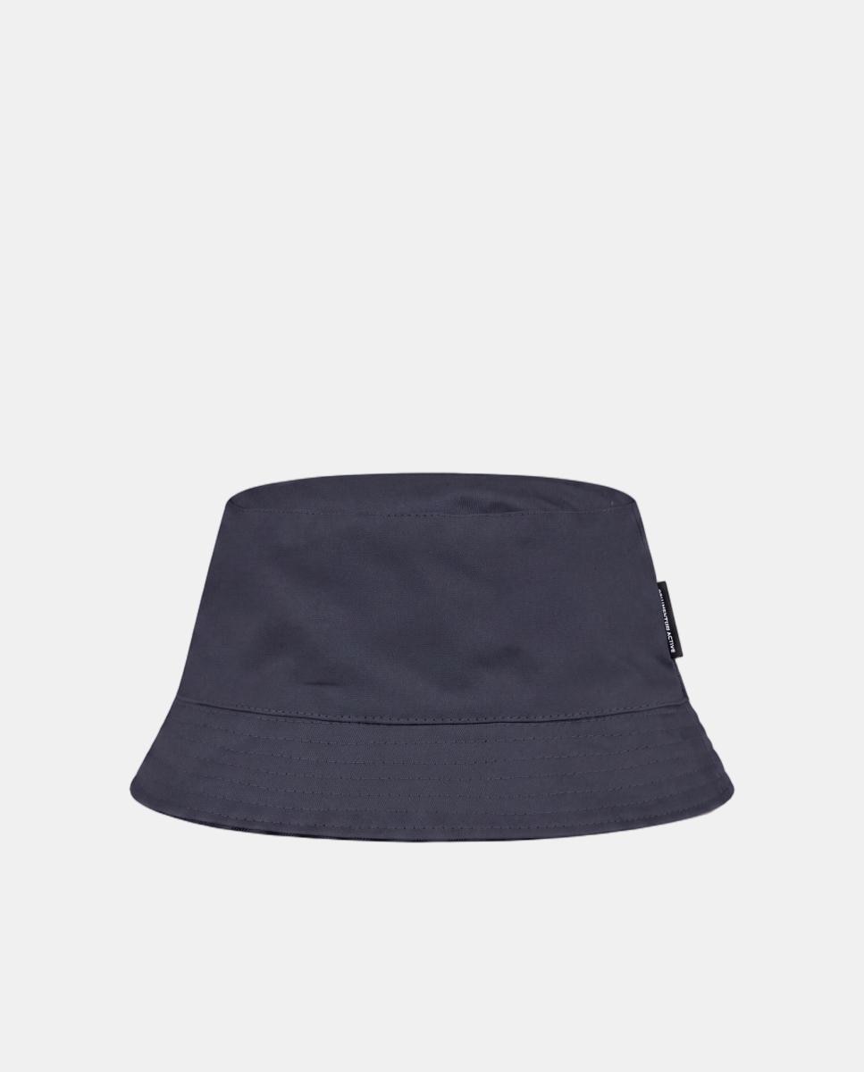 Imagen 1 de Gorro bucket reversible de algodón - AQUASCUTUM - Azul marino Azul marino