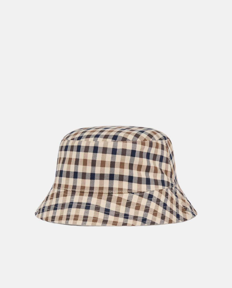 Imagen 5 de Gorro bucket reversible de algodón - AQUASCUTUM - Azul marino Azul marino