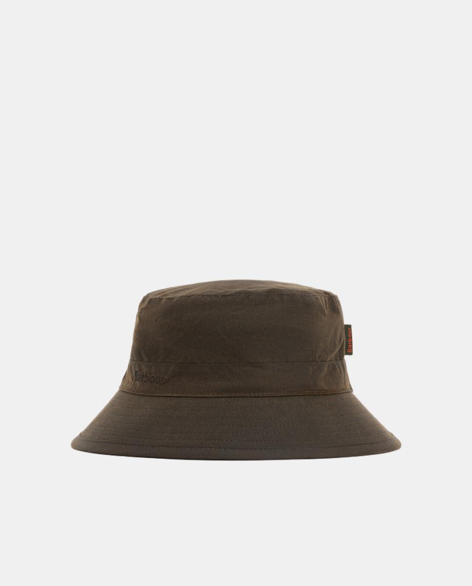 Imagen 1 de Gorro bucket de algodón encerado Verde