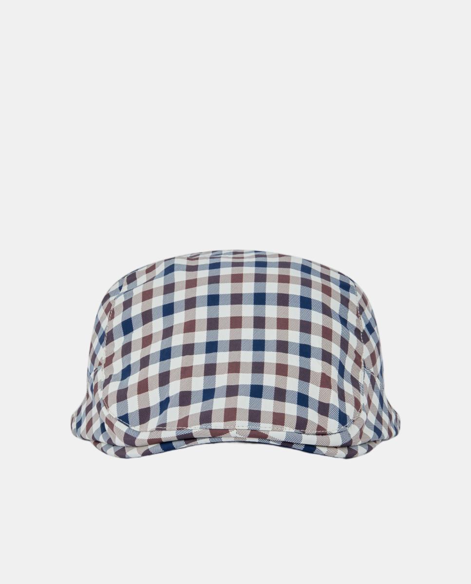 Imagen 2 de Boina en tejido técnico con diseño a cuadros - AQUASCUTUM - Multicolor Multicolor