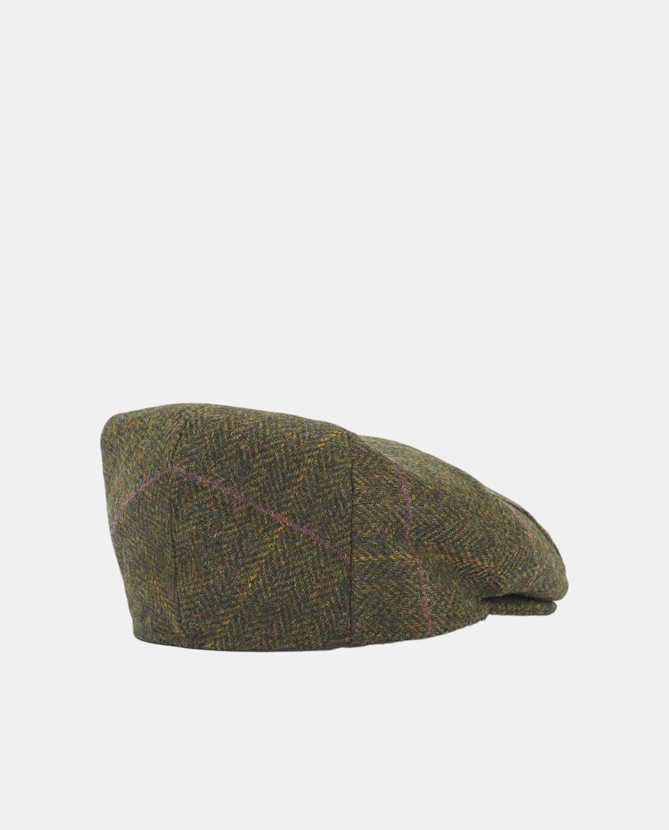 Gorra de hombre de lana con diseño plano - Barbour - Verde Verde-2