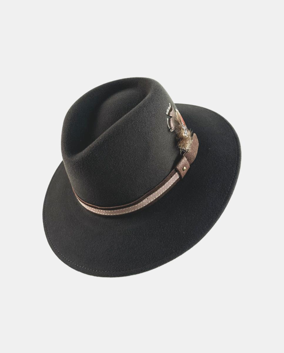 Sombrero ala ancha. - Fernández y Roche - Verde oscuro Verde oscuro-2