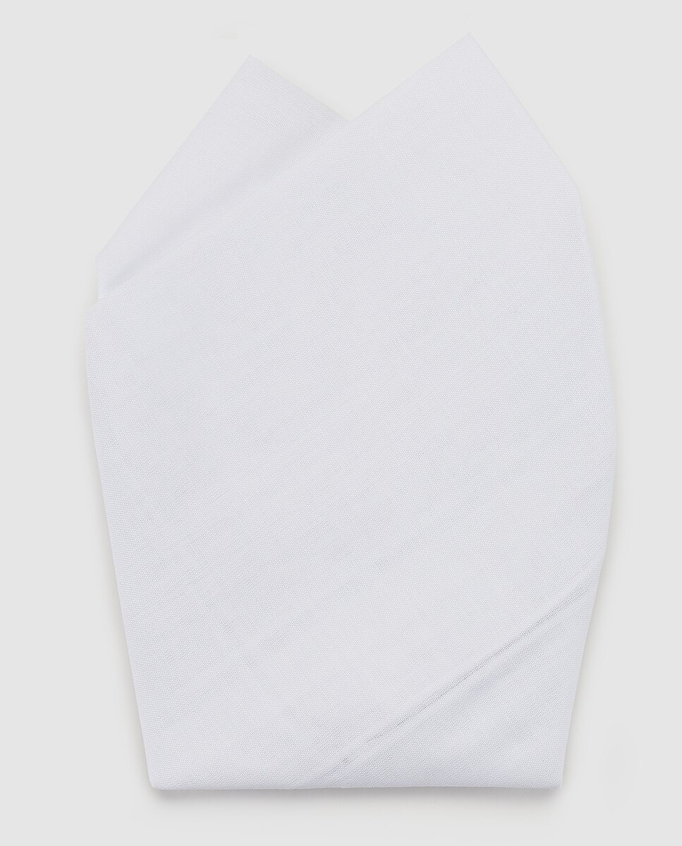 Imagen 2 de Pañuelo de bolsillo de hombre - Guasch - Blanco Blanco