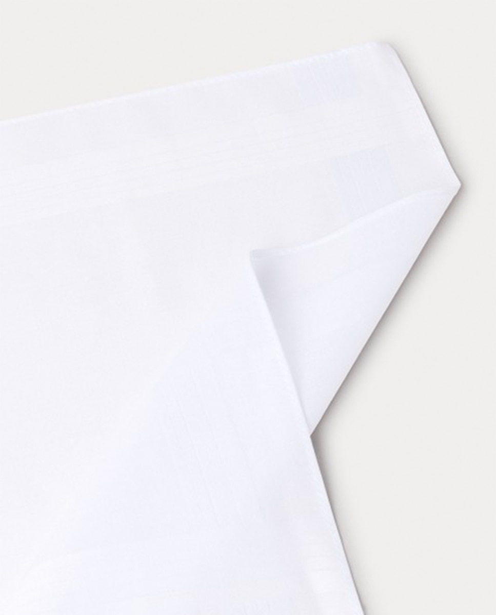 Lenço 100% Algodão - Branco Branco-4