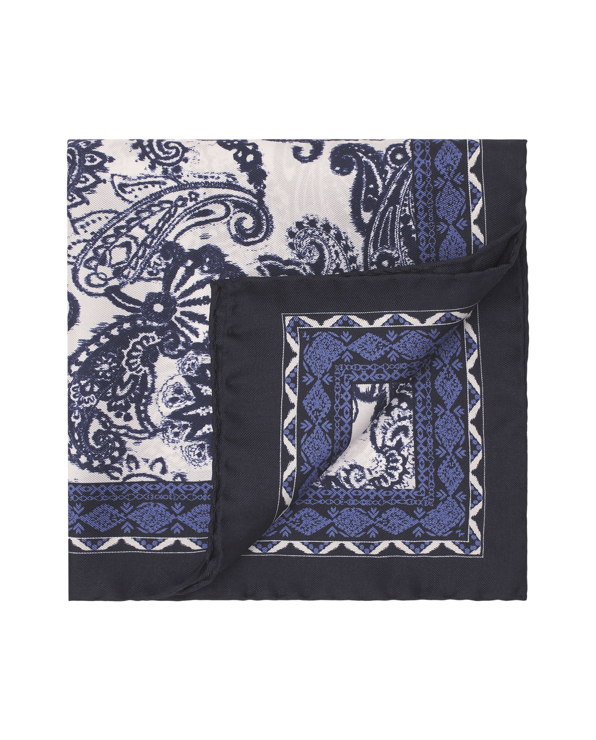 Imagem 0 de Lenço de Bolso Estampado de Seda