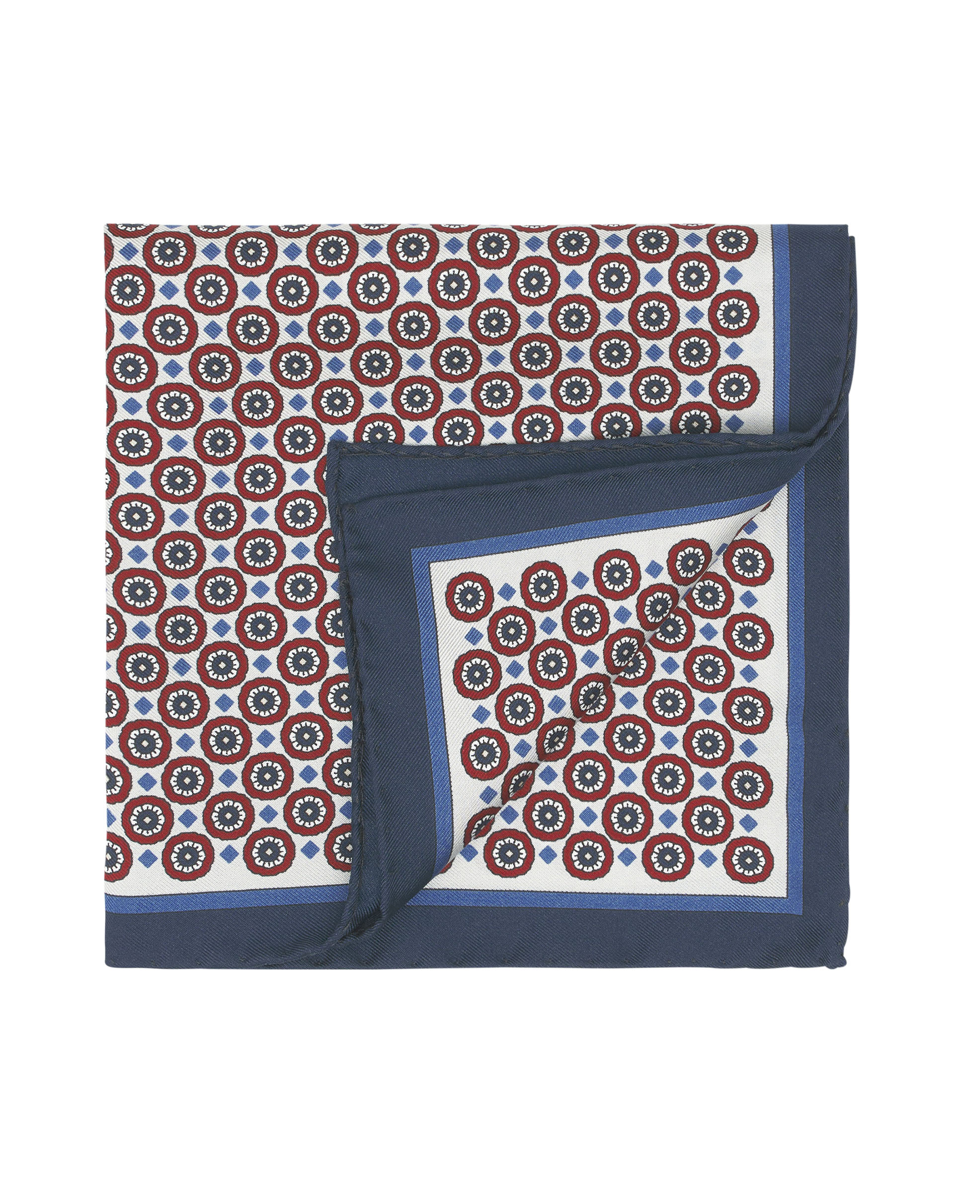 Imagem 0 de Lenço de Bolso Estampado de Seda