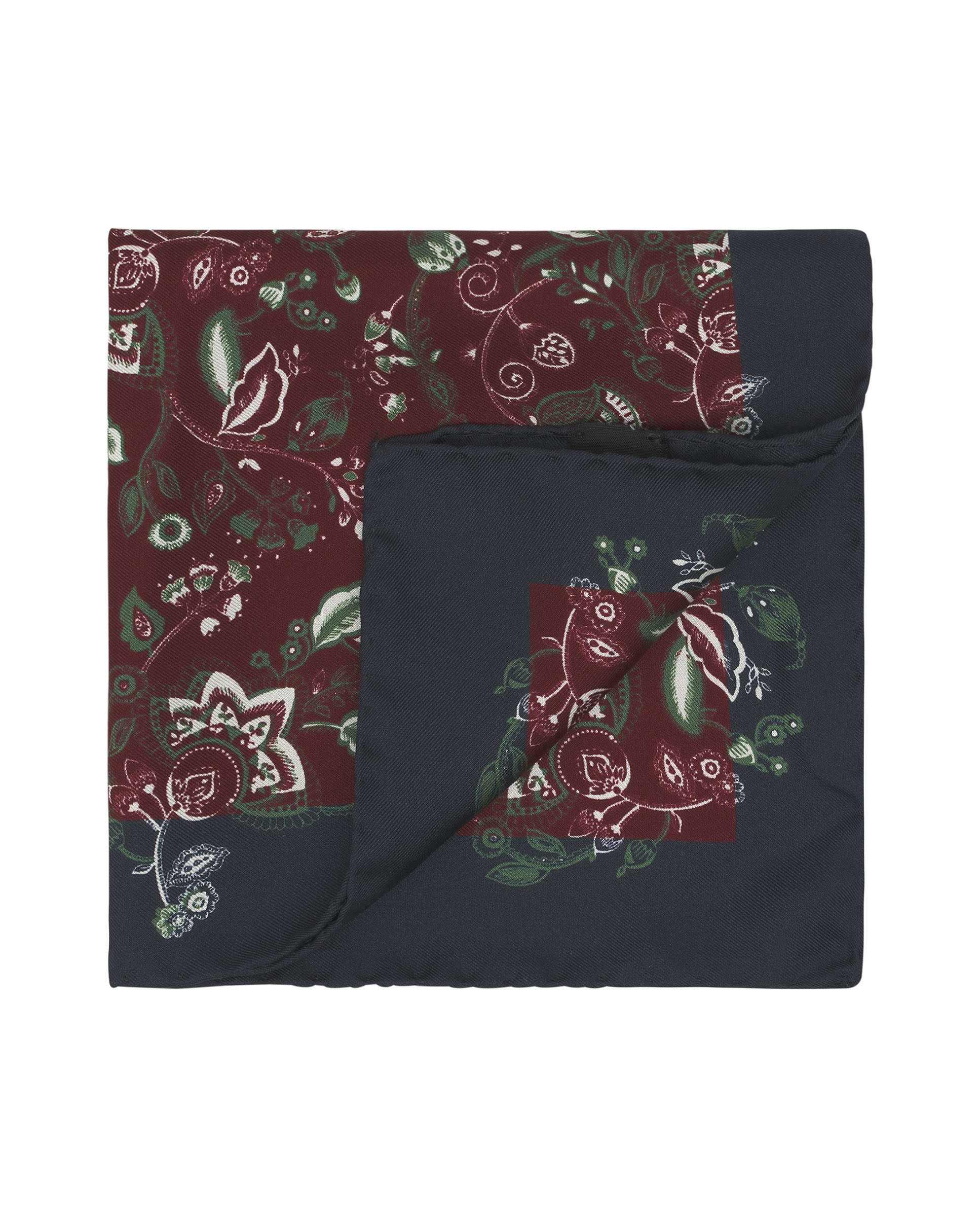 Imagem 0 de Lenço de Bolso Estampado de Seda