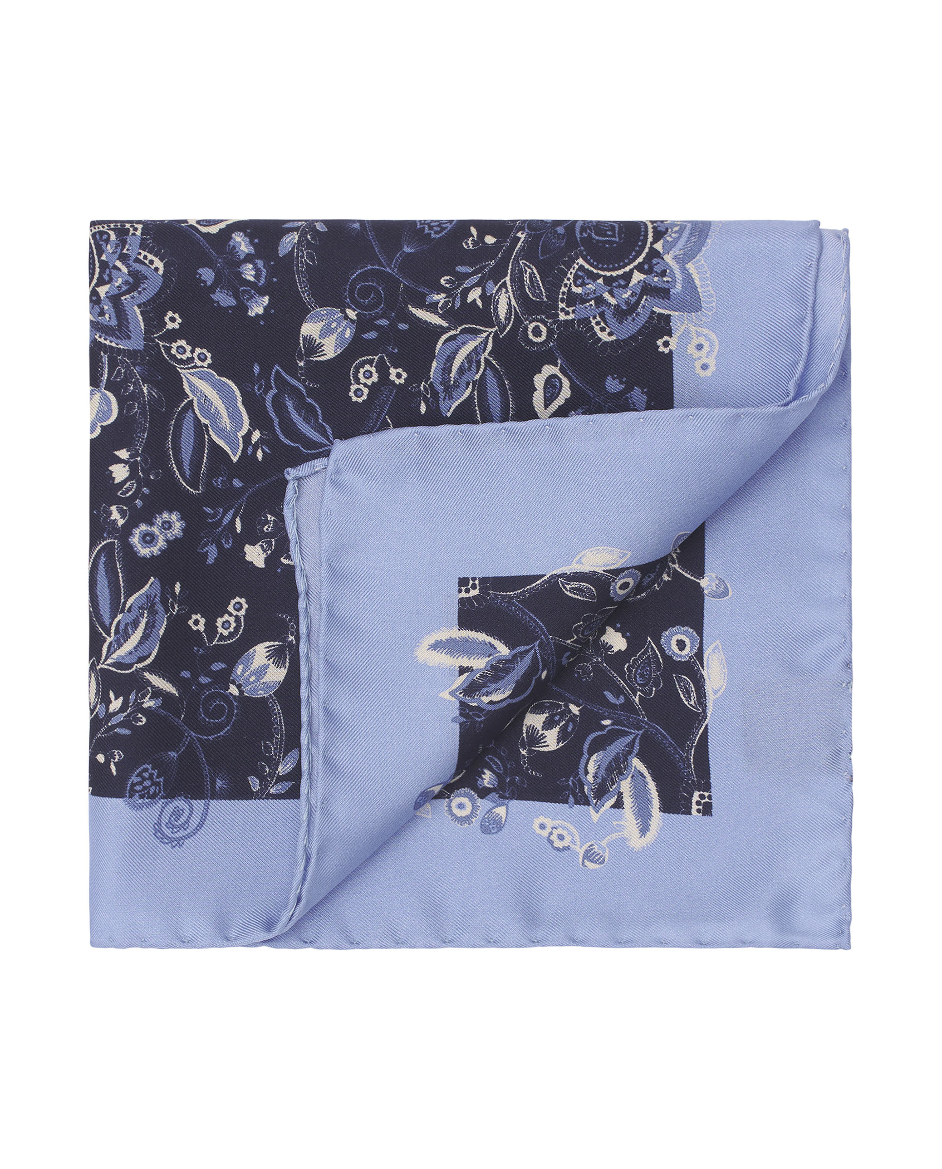 Imagem 0 de Lenço de Bolso Estampado de Seda