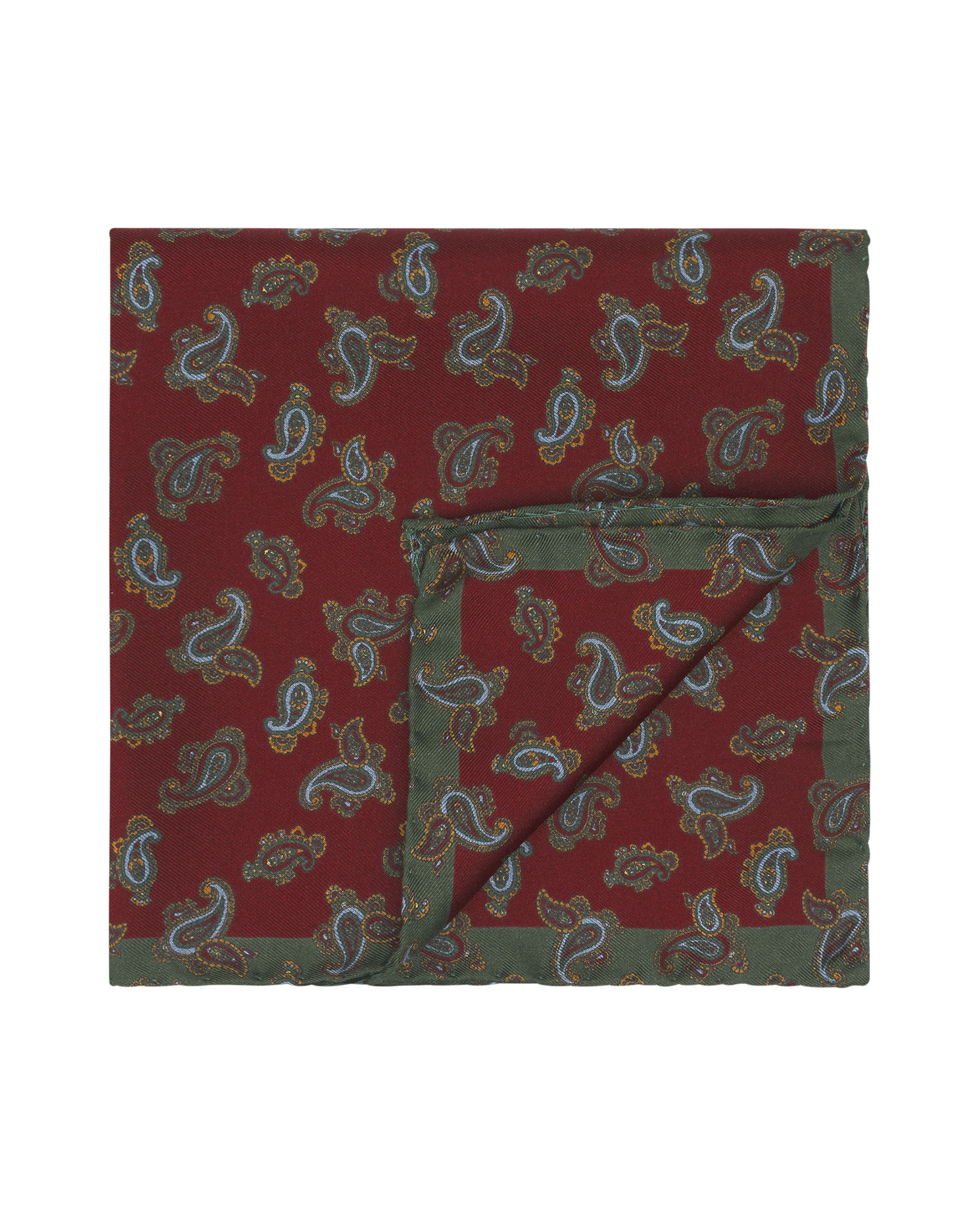 Imagem 0 de Lenço de Bolso Estampado de Seda