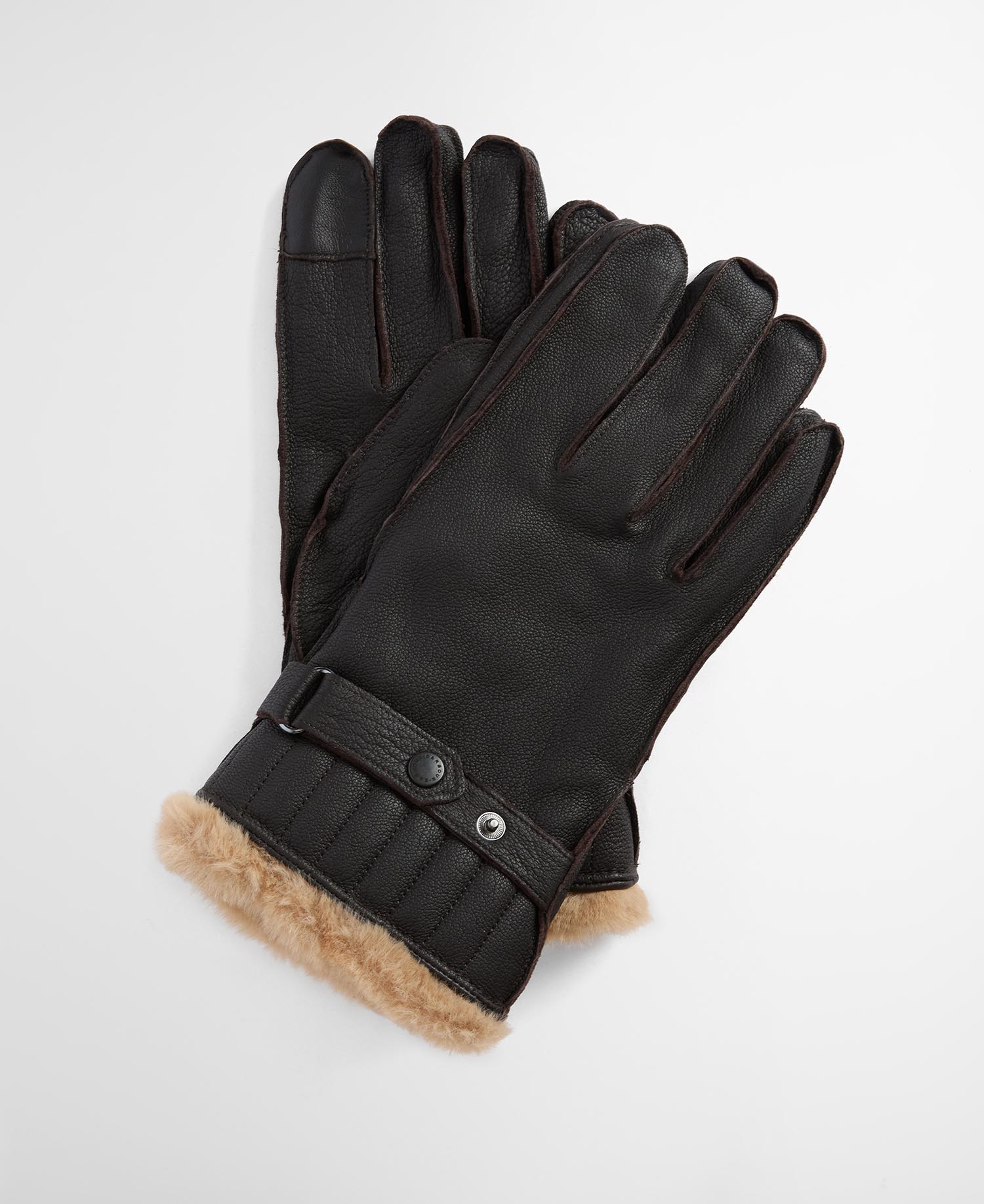 Imagen 0 de Guantes de hombre de piel Marrón