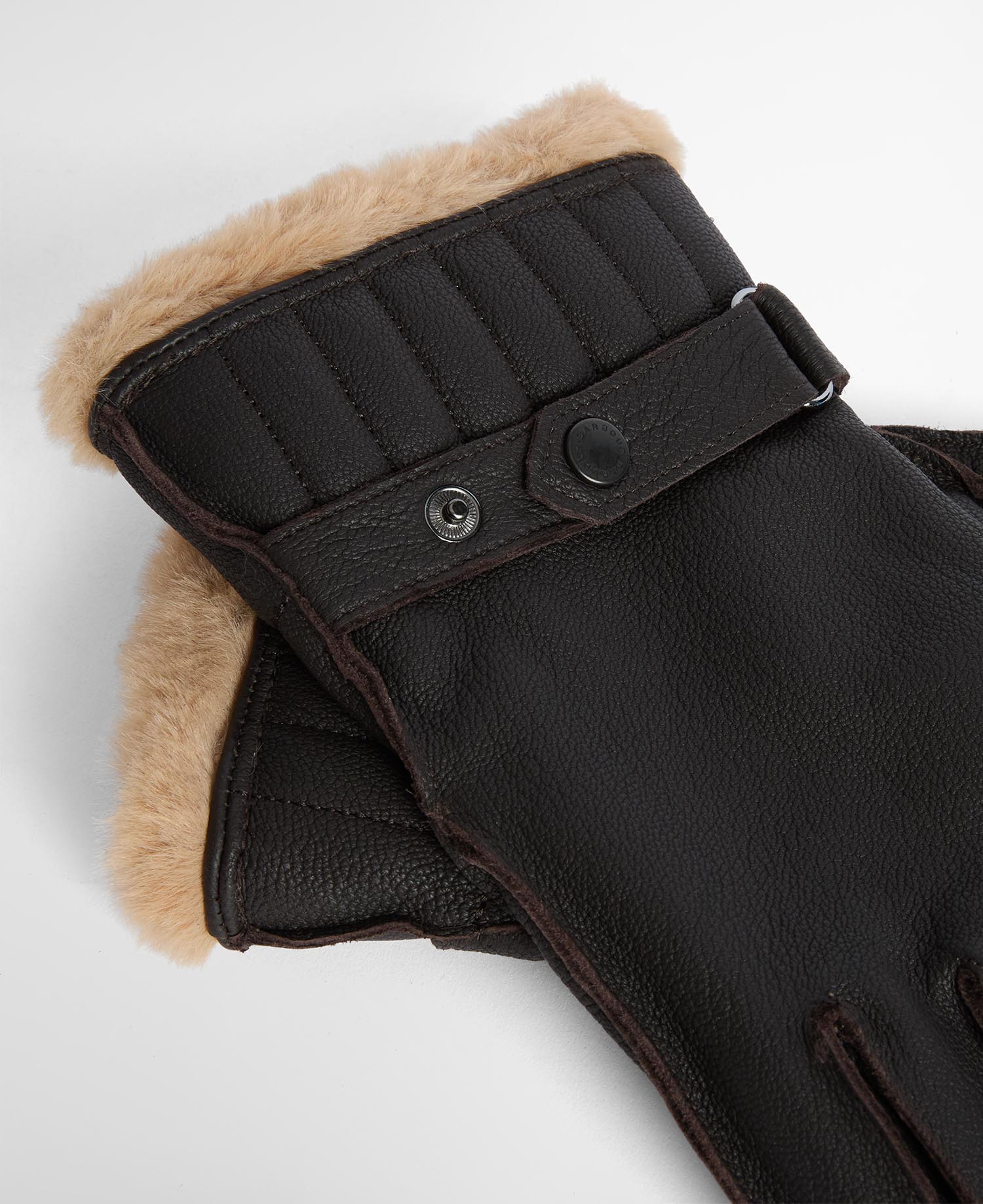 Guantes de hombre de piel - Barbour - Marrón Marrón-2