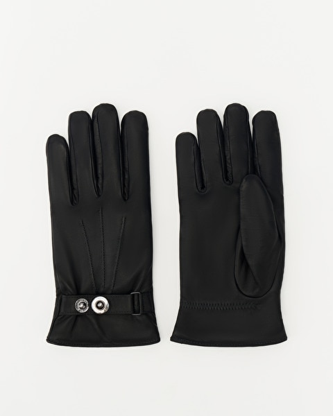 Imagen 4 de Guantes de hombre. - Lottusse - Negro Negro