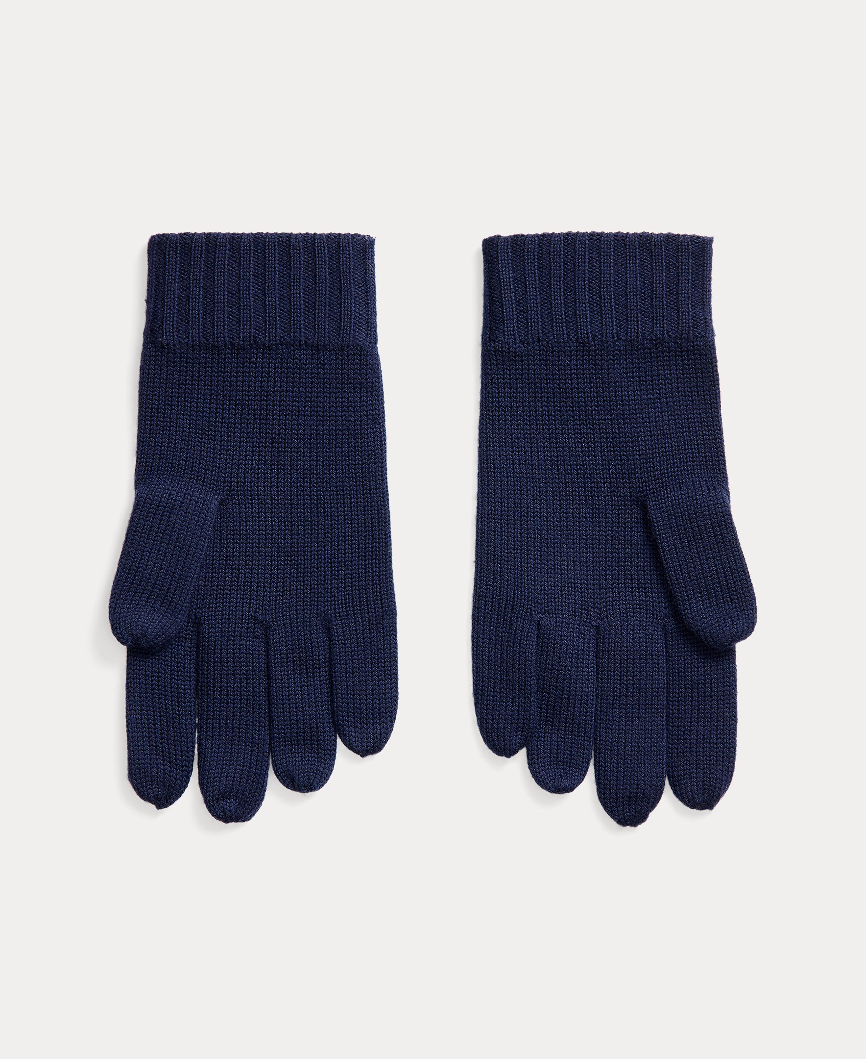 Guantes de lana con logotipo en Hunter Azul marino - Polo Ralph Lauren - Azul Azul-2