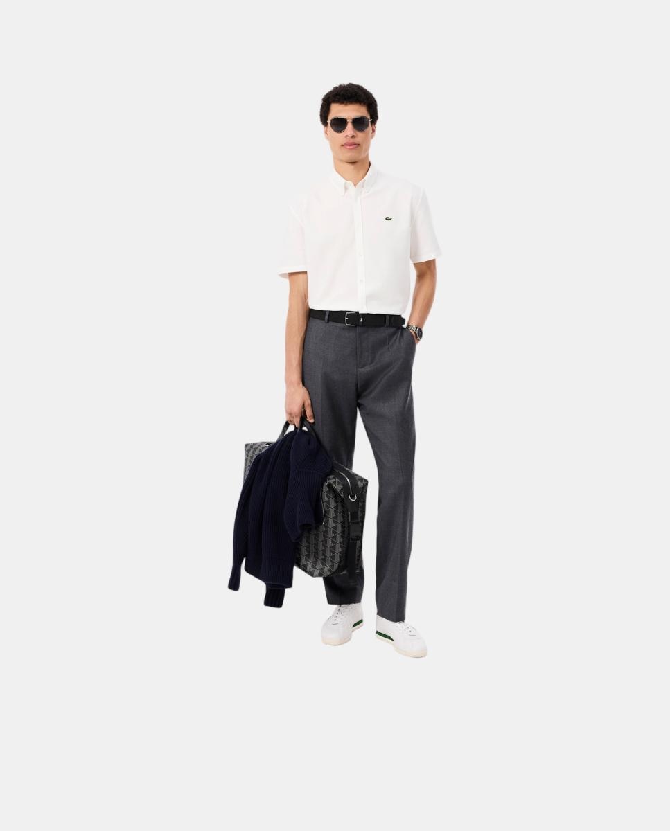 Imagen 5 de Cinturón de tejido elástico de hombre. - Lacoste - Negro Negro
