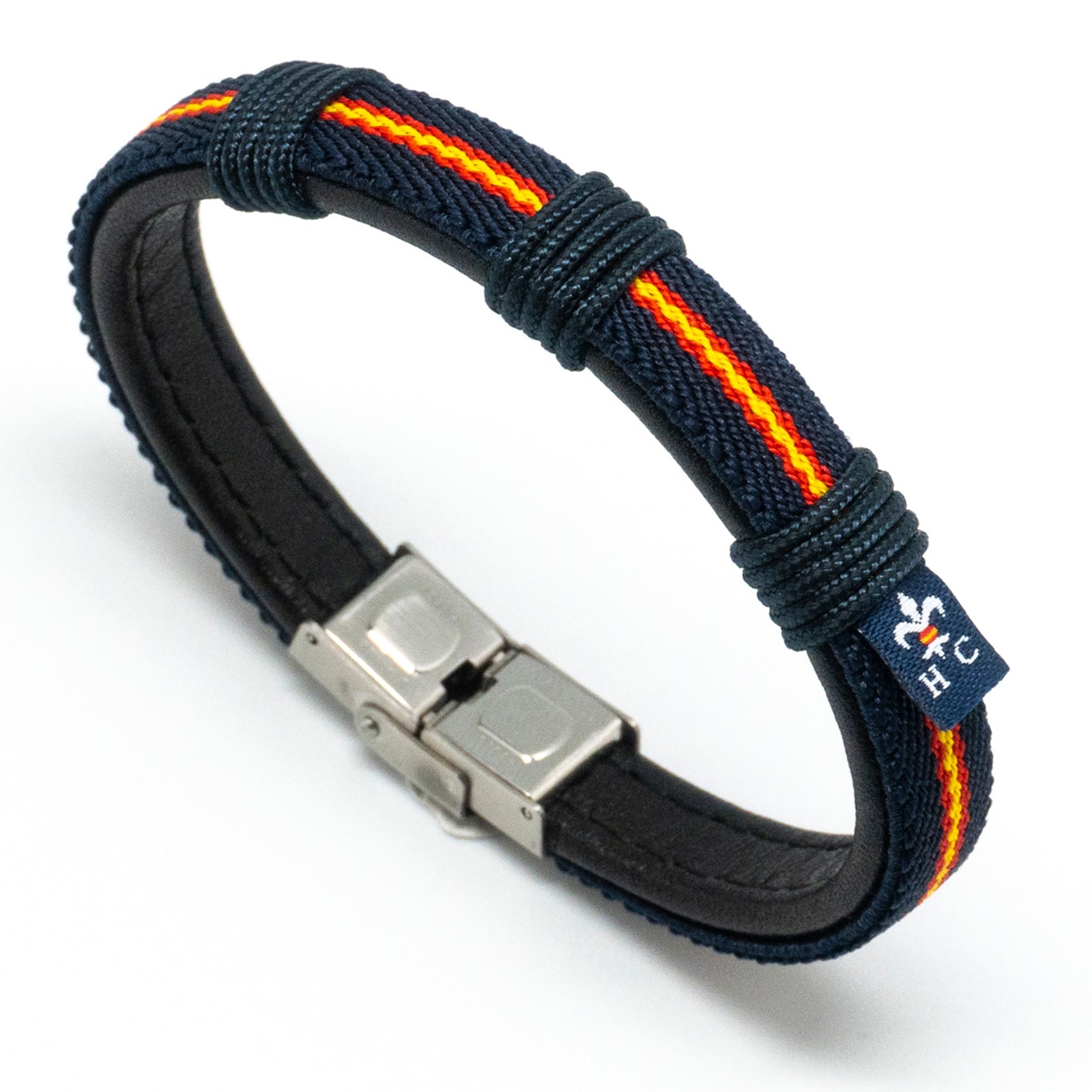 Imagen 0 de Pulsera Wake Up de hombre con bandera Azul