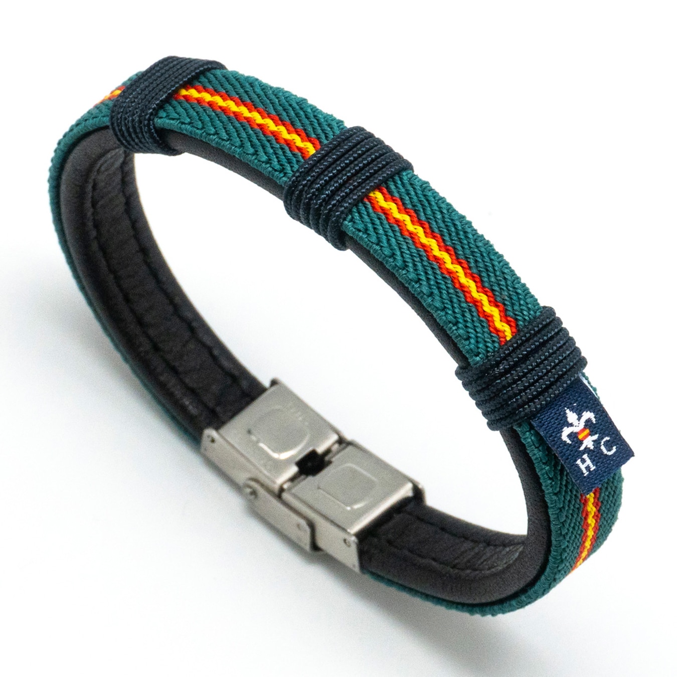 Imagen 0 de Pulsera Wake Up de hombre con bandera Verde